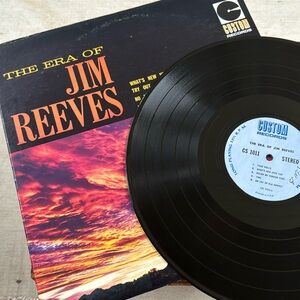 Jim Reeves Vintage 1960s Vinyl Country Music LP Record